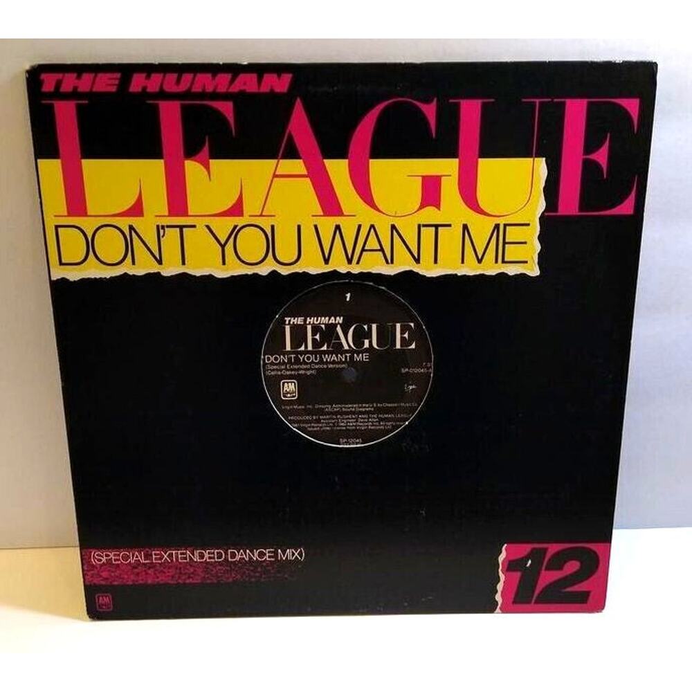 The Human League Don't You Want Me Special Extended Dance Mix Vinyl 12" Record